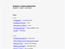 Tablet Screenshot of murrayjames.net